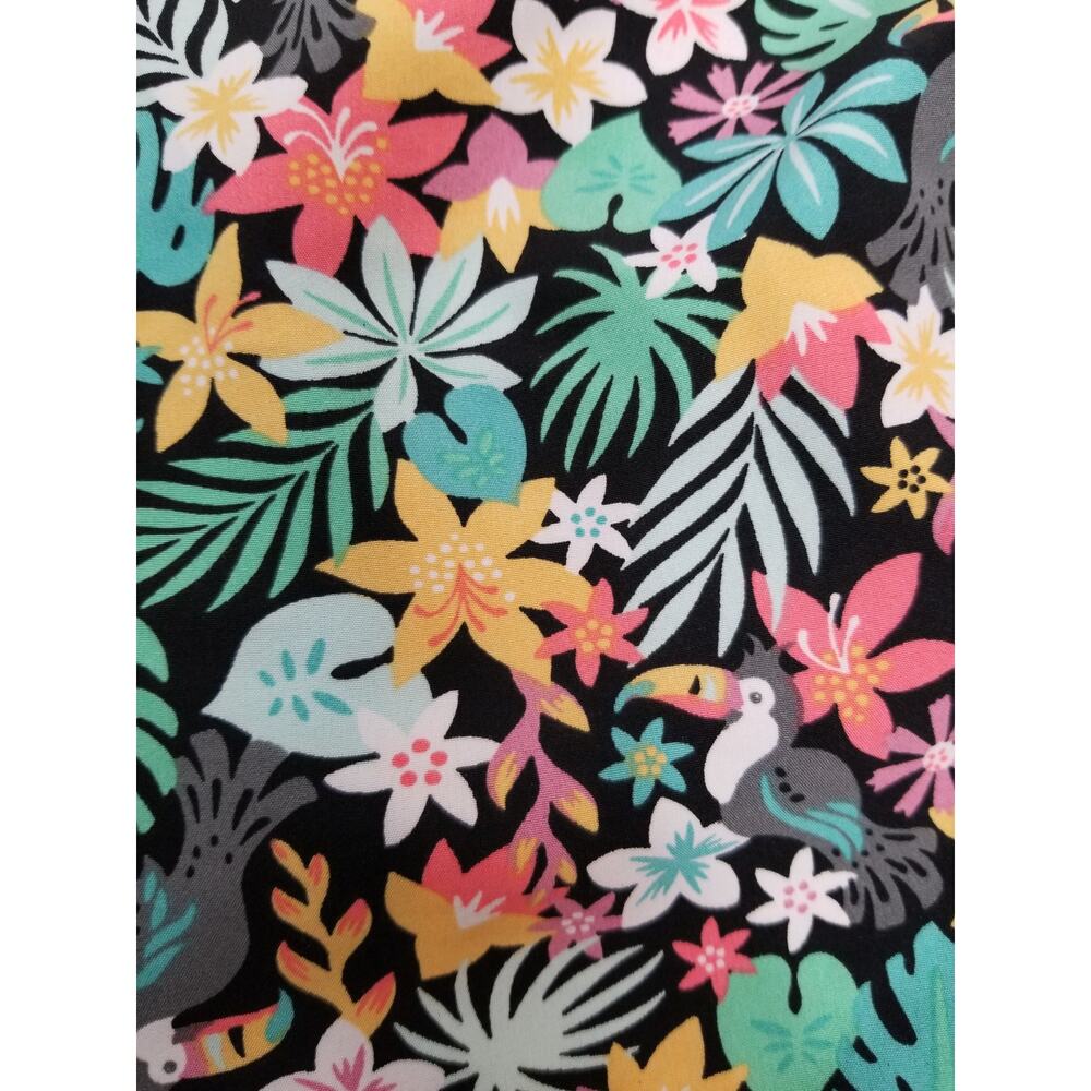 Chubbies The Bloomerangs Classic Swim Trunk Black Floral Toucan Men's Size Small - Picture 9 of 10